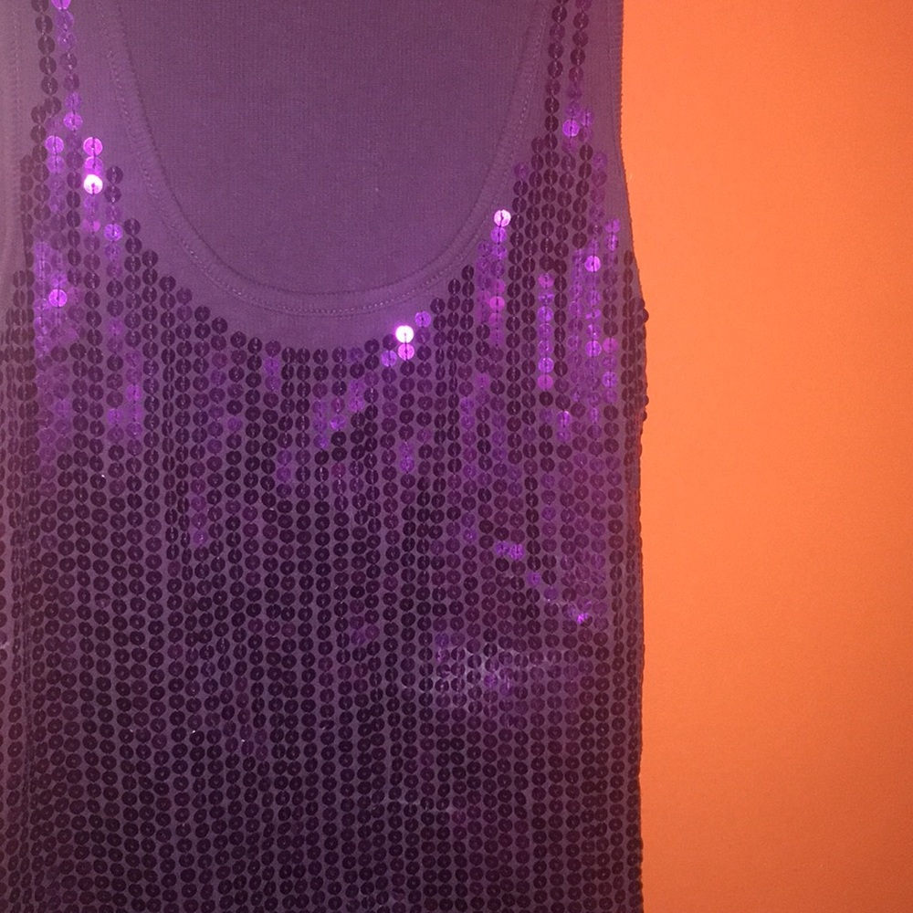 Sequin tank top